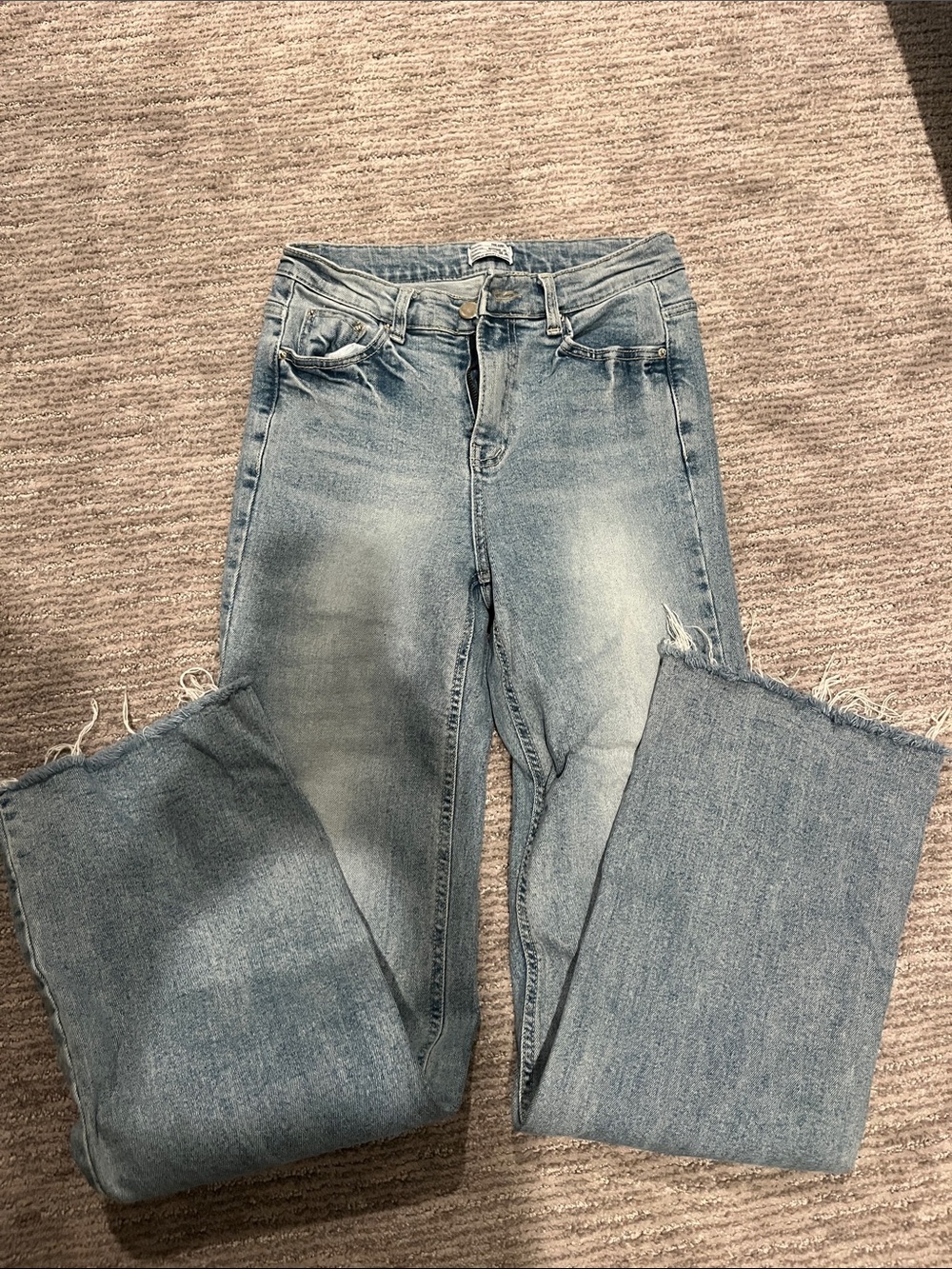 Light Wash High-Rise Wide Leg Women’s Jeans